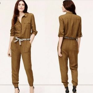 Loft Cargo Jumpsuit Size S